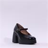 Wonders Lady Bold Mary Jane Heel - Black Patent